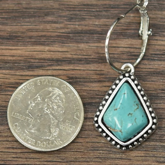 Turquoise Earrings - Picture 2 of 2